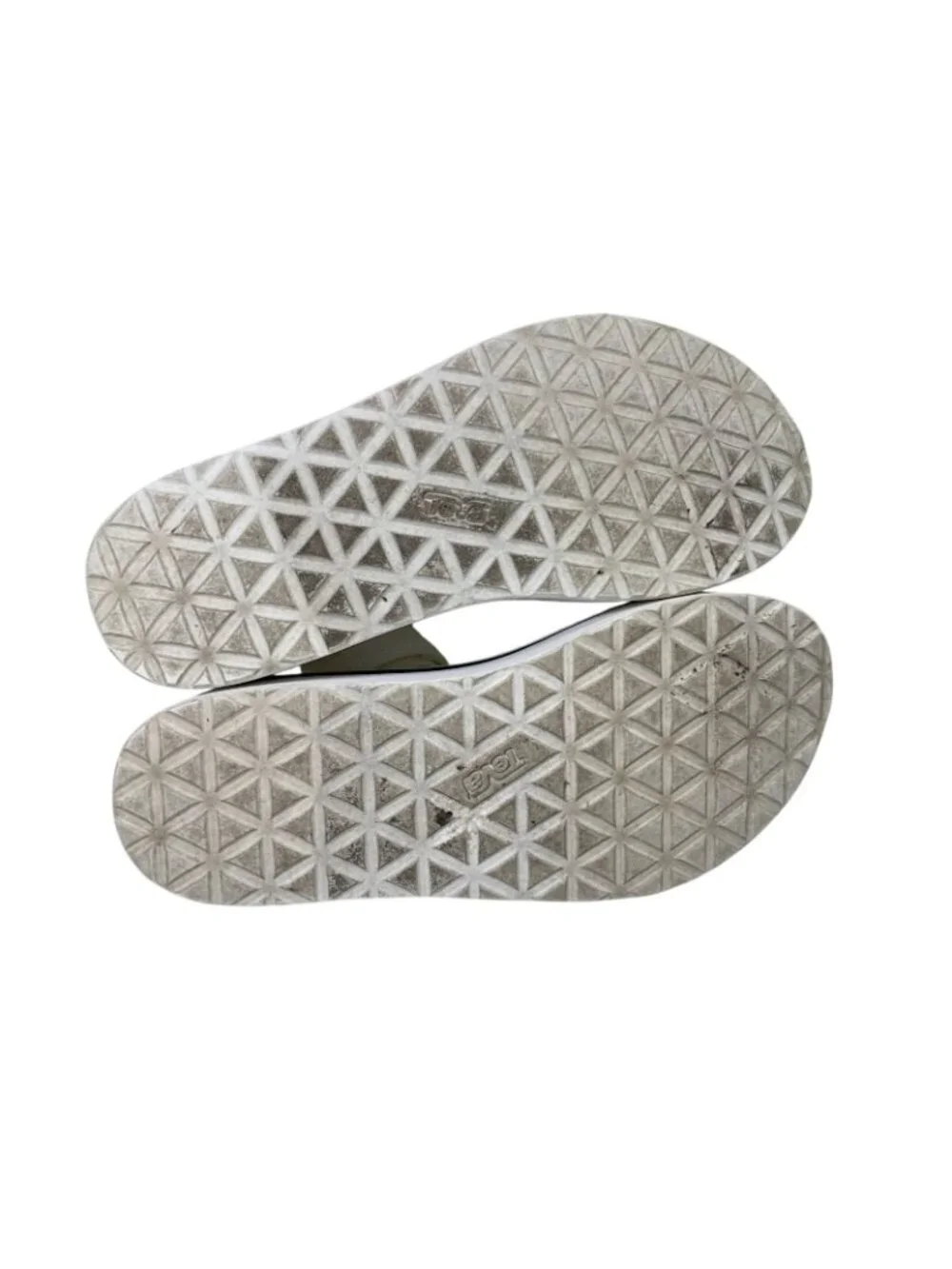 Teva Flatform Universal Mesh Sandals 10 Bright White Casual Summer Beach Resort